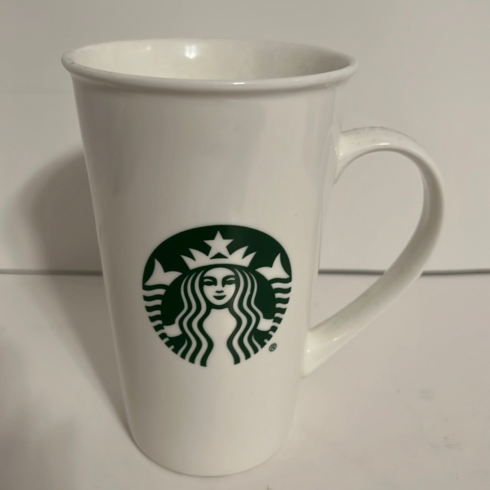 Starbucks 18oz White Porcelain Coffee Cup